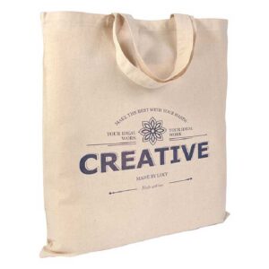 Shopper in Cotone "Natural" Manici Corti