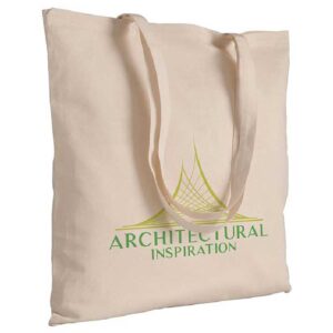 Shopper in Cotone "Natural" Manici Lunghi