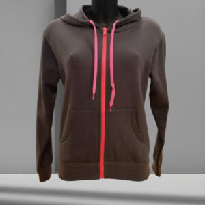 Felpa Donna con Cappuccio e Cerniera - James Ross Collection Brescia